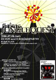 club FLATt x A-men-traffic x UNITY DUB presents�mCHAMPIONBASS�nDj'DON' MIXCD releaseparty!!!�wJungleQuest�x @ club FLATt(Osaka)